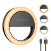 BlitzWolf® BW-SL0 Pro LED Ring Light Clip-on Fill Light Mini Portable Selfie Lights 600mAh 1000 lumens Haute Luminosité