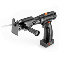 BLMIATKO Perceuse électrique modifiée pour scies électriques Accessoire adaptateur de scie alternative avec lame de scie