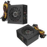 Bloc dalimentation PC 1000 W PSU RGB passif 12 cm ventilateur silencieux ATX PCI-E SATA PFC