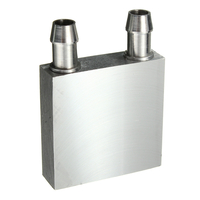 Bloc de refroidissement par eau en aluminium de 40x40x12mm pour le dissipateur thermique de radiateur de graphiques d&3