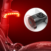 BLOOKE Bike Wireless Taillight Super Brightness 11 Large Beads 220mAh Battery Waterproof 5 Light Modes with 120dB Horn R