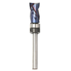Blue Nano Coated High-End Milling Cutter Hard Alloy Extended Shaft Versatile Woodworking Tool Superior Precision Sturdy