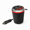 Bluetooth sans fil FM voiture allume-cigare double chargeur USB prise porte-gobelet adaptateur appel mains libres