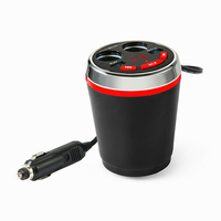 Bluetooth sans fil FM voiture allume-cigare double chargeur USB prise porte-gobelet adaptateur appel mains libres