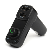 Bluetooth sans fil mains libres double USB Auto voiture FM Transmetteur MP3 Player Chargeur