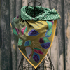 Boas Foulards Vintage Pour Femmes Floral Et Feuille Elégantes