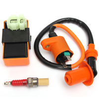 Bobine dallumage + Racing CDI Box + Spark Plug Pour GY6 50 125 150cc Cyclomoteur Scooter ATV Go Chariots