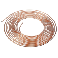 Bobine de tube de rouleau de 25 pieds de tuyau de frein en cuivre de 3/16 "OD