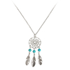 Bohemian Tassel Plume aile longue chaîne collier
