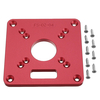 Bois 120x120mm En Alliage Daluminium Routeur Table Insert Plaque De Montage De Base pour MAKITA RT0700C WORX Aoben