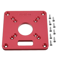 Bois 120x120mm En Alliage Daluminium Routeur Table Insert Plaque De Montage De Base pour MAKITA RT0700C WORX Aoben
