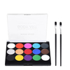 Bomeijia 15 couleurs pigment solide peinture pour le visage maquillage pour le corps Pigment non toxique peinture à l&3