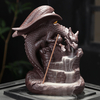Bon augure Dragon Pourpre Sable Fumée Backflow Burner Encens Creative Aromatherapy Censer Décorations