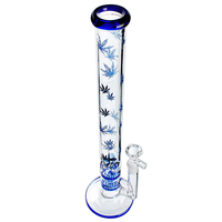Bongs en verre 38cm Pipes à huile deau Bongs en verre Narguilé