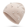 Bonnet Bonnet Bonnet Tricoté Décoré Pour Femmes