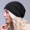 Bonnet chaud femmes automne Cap solide couleur souple Hip-hop Skullies Bonnet