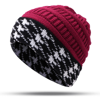 Bonnet chaud unisexe en tricot de poule Bonnet décontracté à la mode