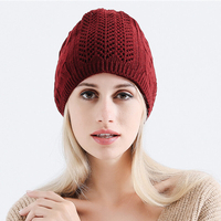 Bonnet creux pour femme avec bonnet décharpe à double usage