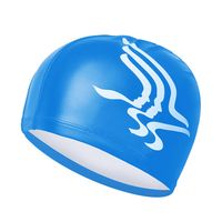Bonnet de bain imperméable en cuir PU surdimensionné pour homme
