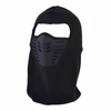 Bonnet de cyclisme en plein air capuchon coupe-vent en molleton chaud masque facial à bavette