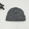 Bonnet de propriétaire tricoté déchiré Bonnet en laine de couleur pure Chapeau de melon effiloché Bonnet Cold Caps