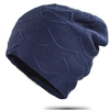 Bonnet hiver double couche Plus en tricot velours