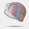 Bonnet plissé femme bonnet couleur turban simple