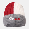Bonnet sauvage motif lettre pour femme Soft Bonnet tricoté chaud automne hiver réglable