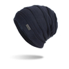 Bonnet Skullies en tricot uni pour homme