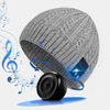 Bonnet tricoté en laine unisexe chaud et intelligent sans fil Bluetooth avec casque et haut-parleurs stéréo intégrés et
