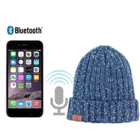 Bonnet tricoté sans fil Bluetooth pour homme