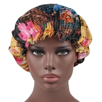 Bonnet Turban Femme Vintage Ethnique Floral Respirant