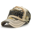 Bonnet unisexe de broderie camouflage casual chapeau de hip-hop en plein air