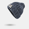 Bonnet unisexe en tissu jacquard tricoté de couleurs mélangées
