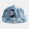 Bonnet unisexe Tie-dye Coton Fashion Sunshade Brimless Beanie Cap Skull Cap