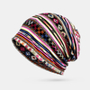 Bonnetdécontractéàimprimédefleurs dhiver en coton dhiver