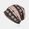 Bonnetdimpressiondeflocondeneige coton hiver femmes