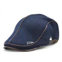Bonnet en tricot pour homme Chapeau rembourré chaud Béret Casquettes Casual Outdoor Visor Forward Chapeau