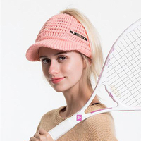 Bonnettricotévintagepourfemmesavec queue de cheval multifonctionnelle