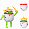 Boo nie Bears Transformable Egg Man Action Figure Drôle Poupée Jouet