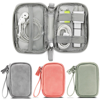 Boona 12 cm * 7.5 cm Accessoires Numériques Sac De Rangement U Disque Carte Mémoire USB Câble Écouteur Organisateur Sac