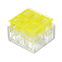 Borne de câble électrique ignifuge de bornier de connecteur de fil de série de 3Pin 1 manière