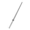 Bornes darrimage à goujon dextrémité à emboîtement long et fileté de 10 po pour rail de garde-corps de 1/8 po