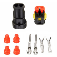 Bornes PA66 de connecteur de fil de façon à 2 broches étanches pour moto électrique camion de voiture