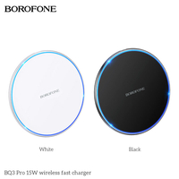 BOROFONE BQ3 Pro 15W Charge Rapide Sans Fil pour iPhone 12 12 Pro Max pour Samsung Galaxy Z Fold 2 Ulefone Armor 10