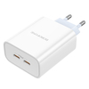 BOROFONE PD 35W QC 3.0 Double Port Double Type-C Port Chargeur Rapide Pour iPhone 13 Pro Max 13 Mini Pour Xiaomi 12 Pour