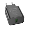BOROFONE Spring Single Port QC 3.0 18W EU Adaptateur de chargeur mural pour iPhone 13 Pro Max 13 Mini Pour Xiaomi 12 Pou