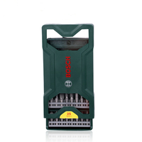 Bosch 25 pièces ensemble dembouts de tournevis à cliquet tournevis hexagonal Phillips outil combiné pour outil élec