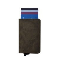 BOSHIONCASE porte-cartes en cuir RFID porte-cartes de blocage avec porte-cartes pour carte de crédit et porte-clés stock