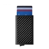 BOSHIONCASE RFID Blocage Portefeuille Porte-Carte En Aluminium En Métal Automatique Boîtier De Banque Porte Carte ID Car